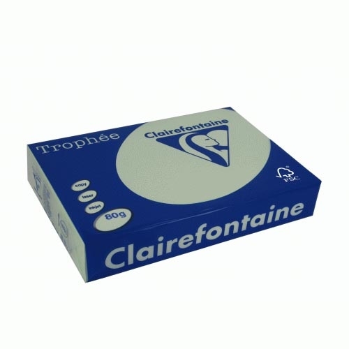 Lindgruen, Papier, A4, 160 g/qm, 250 Blatt, holzfrei, Trophée, fuer Copy+InkJet+Laser+Offset, Basteln, Drucken, Kopieren, Kreativ, FSC-Zertifikat, 1051C, 3329680105100